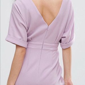Lilac colored shift dress